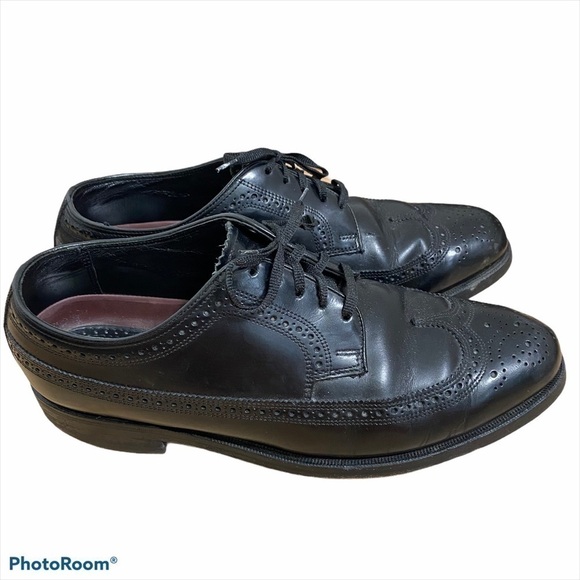 Florsheim Wingtip Oxford Shoes Men’s Leather 10 - Picture 1 of 11